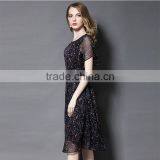 MAXNEGIO Long Summer Lady Dresses Elegant Design Fashion Chiffon Dress thumbnail-4