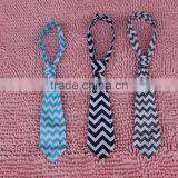 China Manufacturer Wholesale Navy Blue White Boy Chevron Bow Tie Baby Tie thumbnail-3