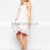 Cami Top Embroidery Midi Maternity Dress Fashion Dress Maternity Clothing thumbnail-2
