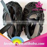 Boutique Rosette Latest Many Colors Newborn Infant Soft Sole Baby Shoes thumbnail-2