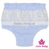 Infant Clothes Soft Plain Light Gray Tassels Free Panties Newborn Baby Toddle Girls Shorts PP Pants thumbnail-4