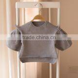 S32890W Children Knitted Sweater Girls Spring Cotton Casual Bowknot Pullover Sweater thumbnail-4