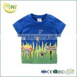 100% Premium Cotton Baby Tee Blue Shirts thumbnail-1