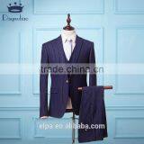 Daynoliao 2016 Latest Design Navy Stripe Slim Fit Wholesale 3 Pieces Men's Suits