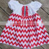 Kids Hanbok Girls Toddlers and Infants Peasant Style DressTrendy Chevron Skirt Polka Dot Ruffle Down Front Dress for Child thumbnail-1