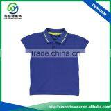 OEM Custom Uniform Kids Polyester Knit Collar Sport Polo Shirt Wholesale thumbnail-4