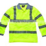 High Visibility Long Sleeve Polo Shirt thumbnail-1
