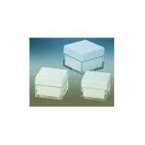 Square Plastic Jar With Flat Cap thumbnail-1