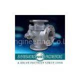 Three Rolls Stainless Steel Ball Valve / Nitric Acid DN15-DN150 Manual Cast Iron Ball Valve With Lon thumbnail-1