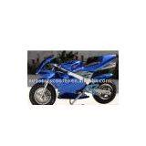 New Pocket Motorcycle, Chrome , Red Color