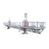 Construction 6m / Min Aerial Twin Mast Climbing Work Platform for Building Cleaning