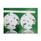 White Aluminum SMD LED PCB Circuit Board , Round LED Lighting PCB 1 Layer