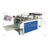 Poly / PVC / PE Plastic Shopping Bag Making Machine With Heat Cutting , Sealing
