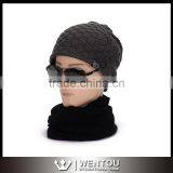 New Slouchy Mens Pom Pom Knit Hat thumbnail-2