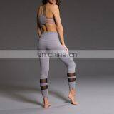 Fashion OEM Women's Yoga Wear Mesh Insert Fitness Leggings Wholesale Sport Leggings thumbnail-1