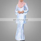 Elegant Malaysia Women Wear Latest Fashion Abaya Designs Baju Kurung Attractive Printing Suit Online thumbnail-3