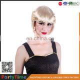 2016 New Style Blonde Wig Halloween Designs With Hand Bone Clip Blonde Bob Wigs thumbnail-1