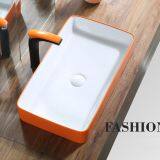 Rectangle Shape Ceramic Thin Edge Big Size New Design Wash Basin Sink From Chaozhou China Manufacturer
