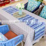 Blue Ocean Striped Kitchen Modern Dining Table Runners Printed Table Runner for Dinner Holiday Parties thumbnail-2