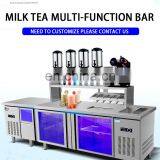 Stainless Steel Milk Tea Working Table With Refrigeration thumbnail-3