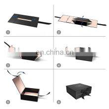 Cosmetic Gift Printed Wig Postage Triangle Eyeshadow Soap Packaging Logo Tissue Box Custom thumbnail-5