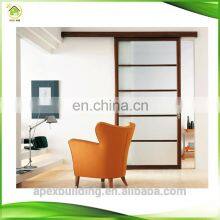 Contemporary Internal Solid Wooden Doors With Glass Flush Glazed Room Dividing Doors thumbnail-2