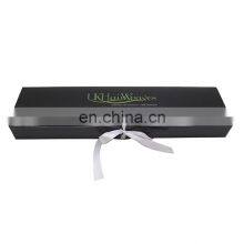 Luxury Rigid Cardboard Packaging Box Bundle Hair Extension Paper Box Bundle Wave Hair Gift Packaging With Ribbon Lock thumbnail-2