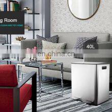 Оптовая продажа бытовой 40-литровой кухонной корзины для переработки отходов, предназначенной для внутреннего использования, для переработки пищевых отходов, мусорного ведра, контейнера для отходов thumbnail-4