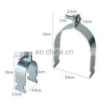 4 Inch Zinc Plated Double OEM STRUT PIPE CLAMP