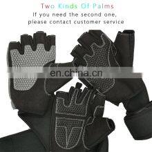 Hot Selling Silicone Anti-slip Manly Fitness Weight Lifting Gym Gloves With Wrist Wraps thumbnail-4