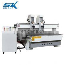 SENKE Hot Sale 1325 Double Heads CNC Router MDF Solid Wood Engraving Machine thumbnail-4