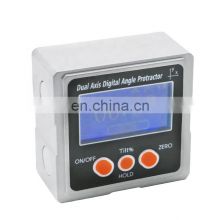 Mini Dual axis Digital Angle Gauge Electronic Protractor Digital Inclinometer with backlight Digital Level Box with Magnetic
