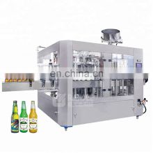 Auto glass bottle beer filling and capping machine equipment from bottom Krones beer filler price