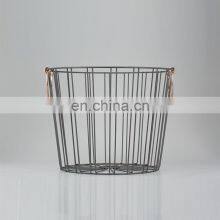 Household Metal Basket With Handle for Sundries thumbnail-3