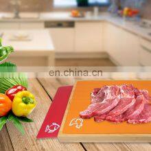 Classics Easy-to-Clean Bamboo Cutting Board and 7 Color-Coded Cutting Mats With Food Icons Set thumbnail-4