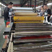 Small Capacity 60x60 Pvc Laminated Gypsum Ceiling Tiles Board Laminating Making Machine Production Line thumbnail-3