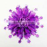 Blue Holographic PET Star Bows Ribbon for Outdoor Decoration or Wrapping thumbnail-2