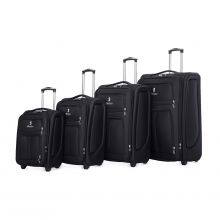 STOCK LOTS DOLLAR 3PCS 4PCS FABRIC EVA TROLLEY LUGGAGE SUITCASE SETS thumbnail-2