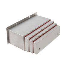 CNC Machine Cold Plate Steel Accordion Dust Cover Bellows Type Protective Telescopic Cover Protective Armor thumbnail-4