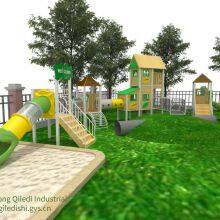 Factory-integrated Design Non-standard Large Stainless Steel Slide, Outdoor Scenic Area and Community Children's Playground Equipment, Climbing Net, Non-powered Facilities, Customized thumbnail-1