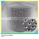 Diamond Mesh Roll Wedding Decoration Rhinestone Ribbon Trim 10 Yards 24 Rows thumbnail-6