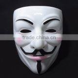 Wholesale PVC/latex Guy Fawkes Mask V for Vendetta Mask /Christmas Halloween Masquerade Mask for V For Vendetta Mask thumbnail-1