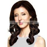 No Chemical Processed Blossom Bundles Virgin Brazilian Hair Weave Blossom Syn Fibre Half Wig With a Soft Net Wig Cap Wholesale thumbnail-1