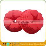 Big Heart Shaped Silicone Flower Cake Mold thumbnail-3