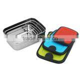 Caitang Factory Stainless Steel 3pcs Set Food Storage Containers Lunch Box thumbnail-6