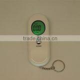 High Quality Portable Keychain LCD Display Breath Alcohol Tester with Multicolored backlight