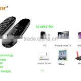 Podoor PC100 air fly mouse with wireless keyboard for lg smart tv android tv box mini pc
