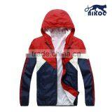 Breathable Warmup Jackets With Mesh Lining/hooded Track Jacket Wholesale thumbnail-2