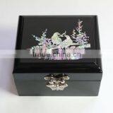 High End Wooden Pierced Earring Jewelry Box thumbnail-1