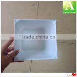 Small White PS Plastic Thermoformed Trash Can thumbnail-1